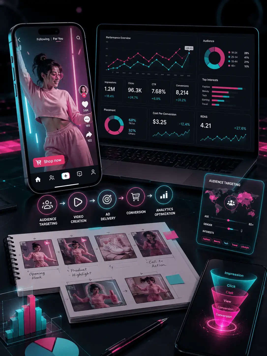 TikTok廣告短影音投放策略