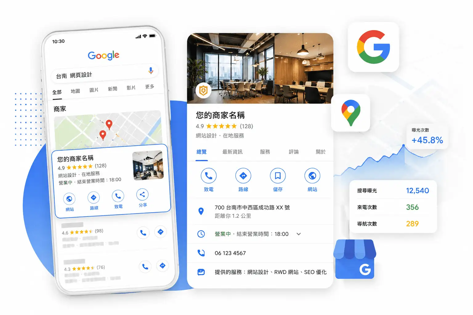 Google商家檔案與在地搜尋曝光